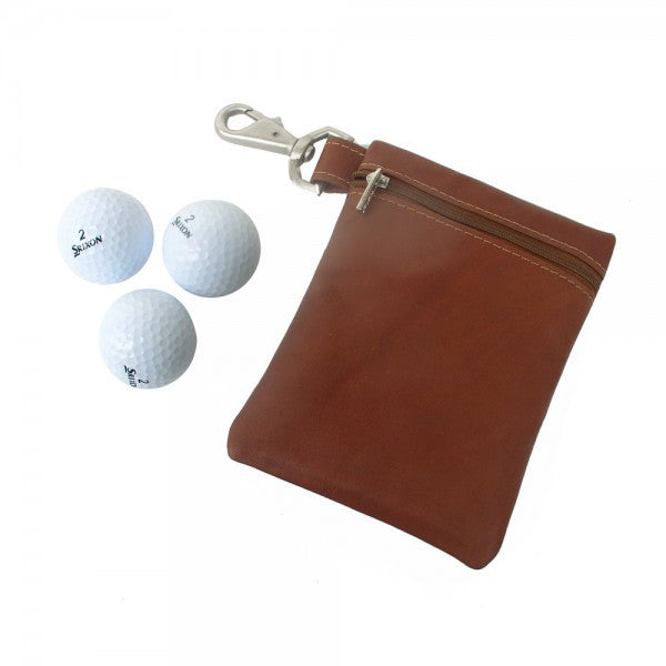 Leather Golf Valuables Pouch (Small)