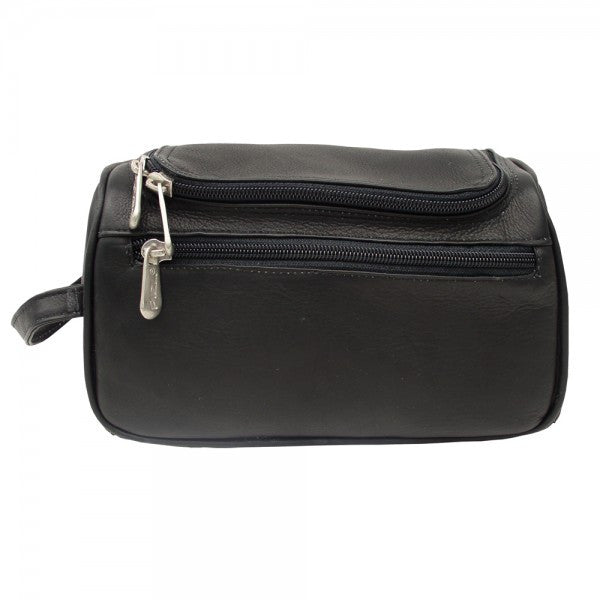 Leather U Zip Toiletry Kit