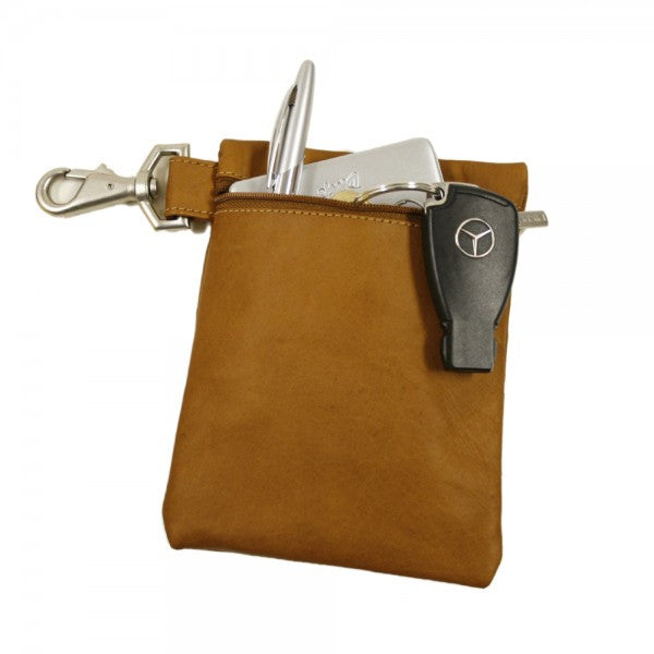 Leather Golf Valuables Pouch (Small)