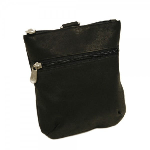 Leather Zippered Golf Valuables Pouch (Large)